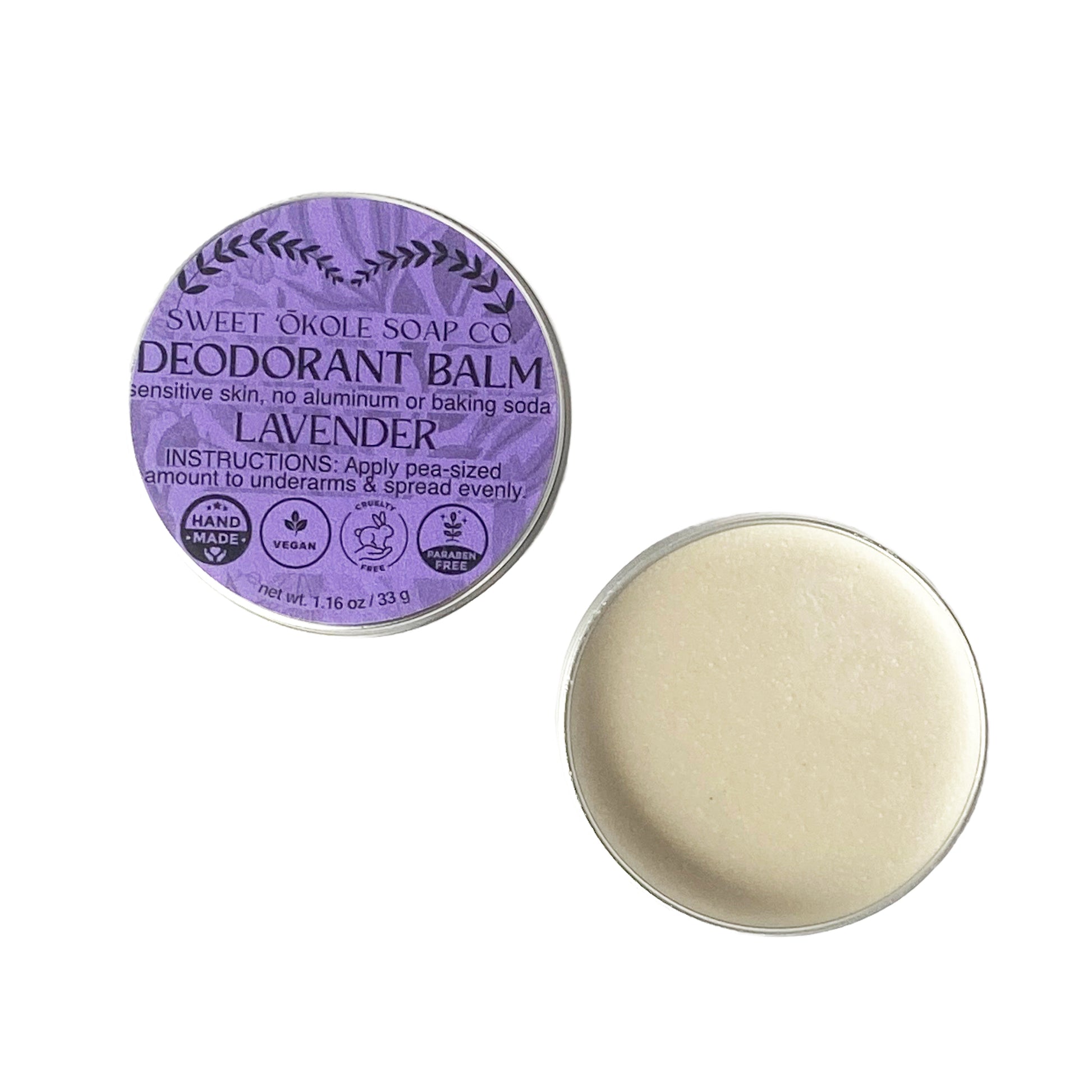 lavender aluminum free deodorant