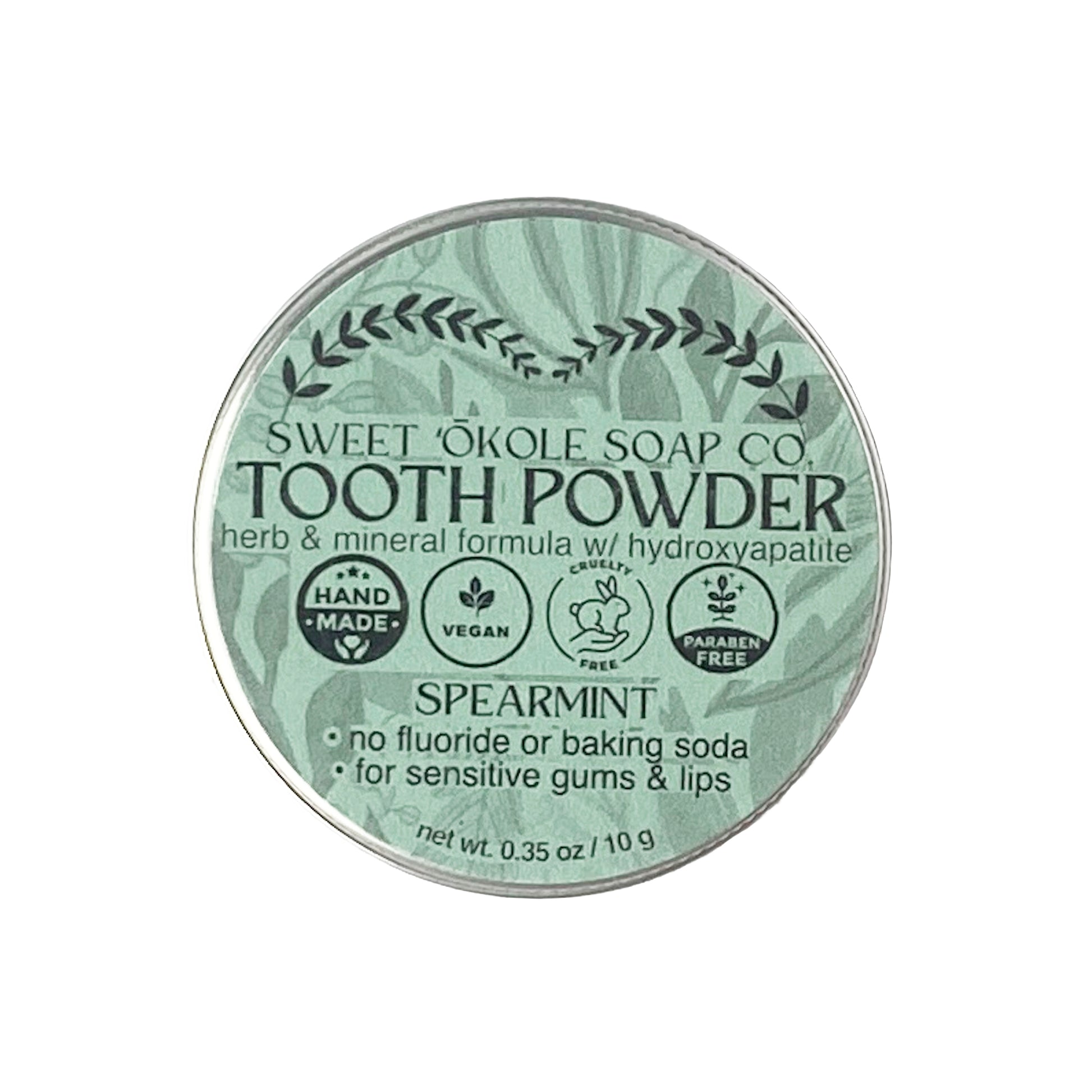 spearmint tooth powder